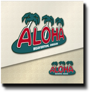 Aloha Travel Trailer Decal